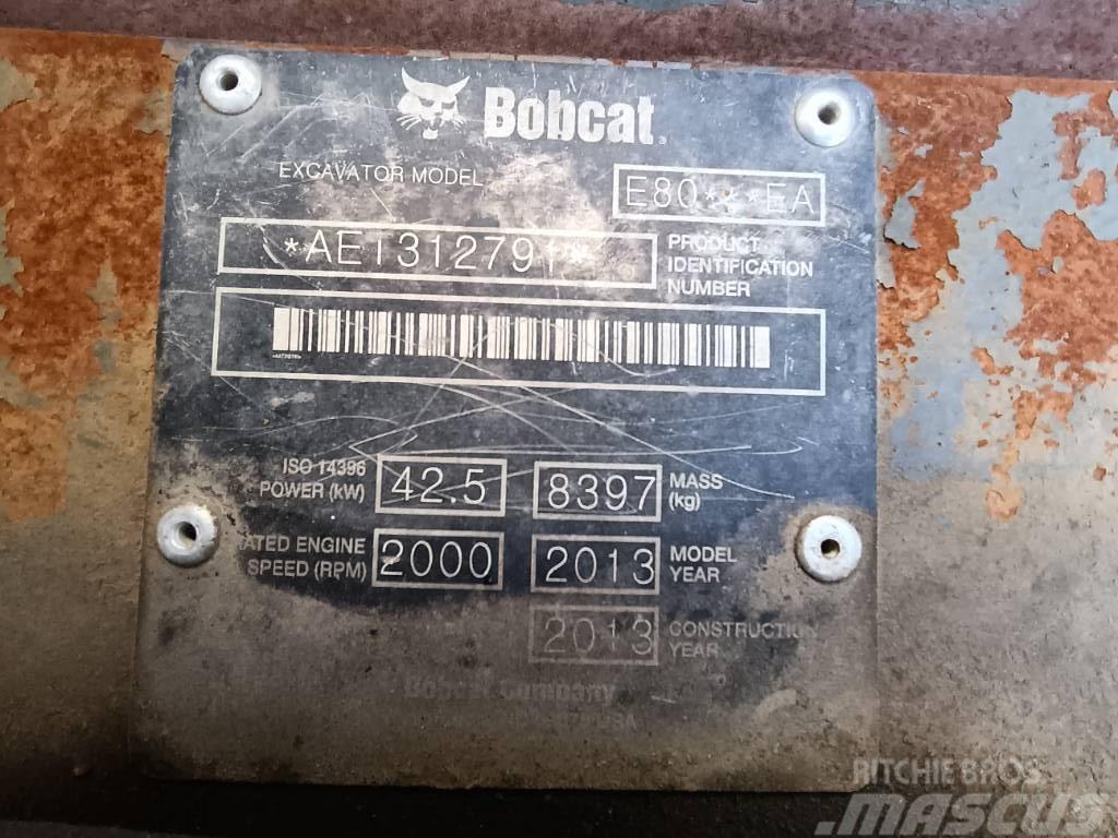Bobcat E 80 EA Μίνι εκσκαφείς 7t - 12t