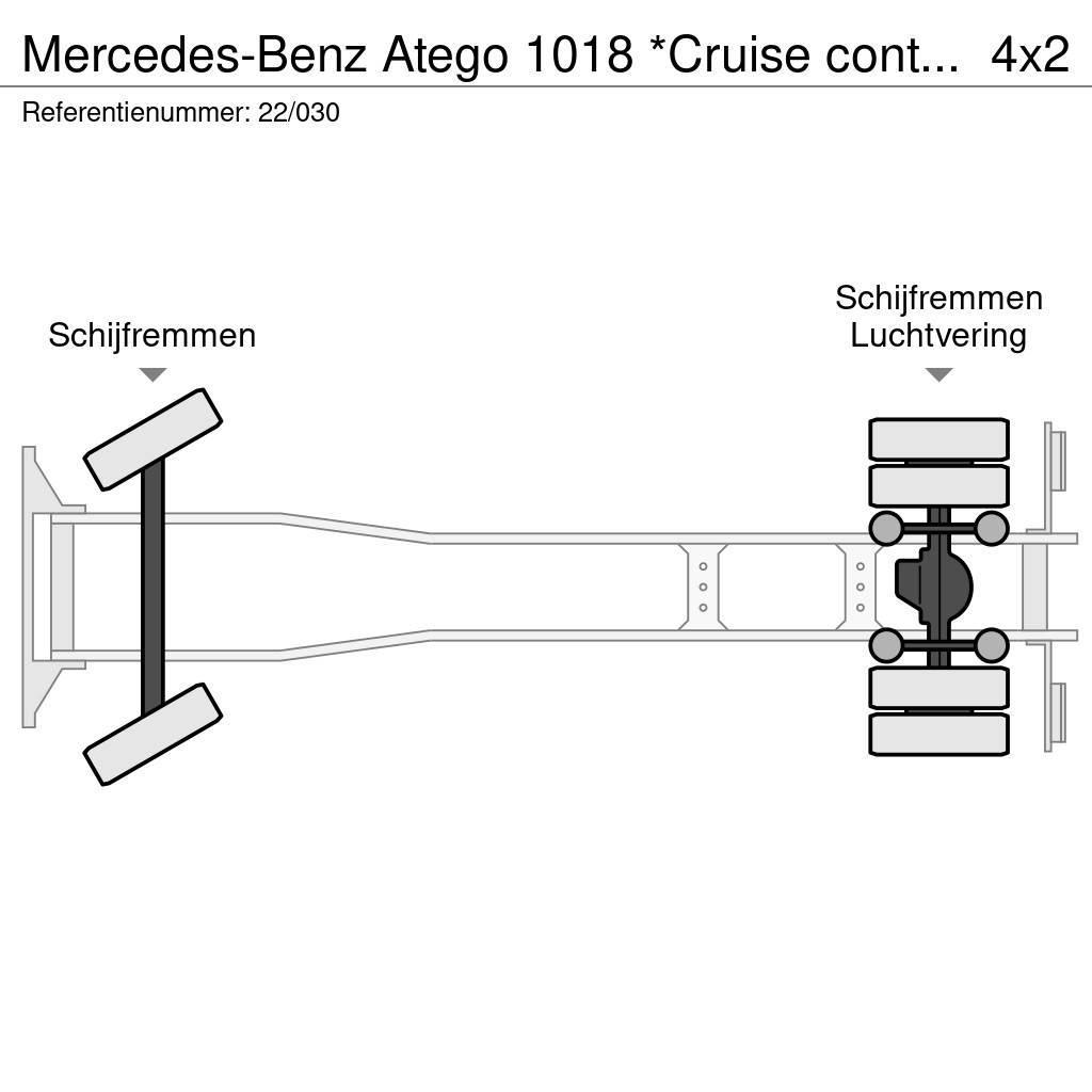 Mercedes-Benz Atego 1018 *Cruise control*Airco*Achteruitrijcamer Φορτηγά μεταφοράς ζώων