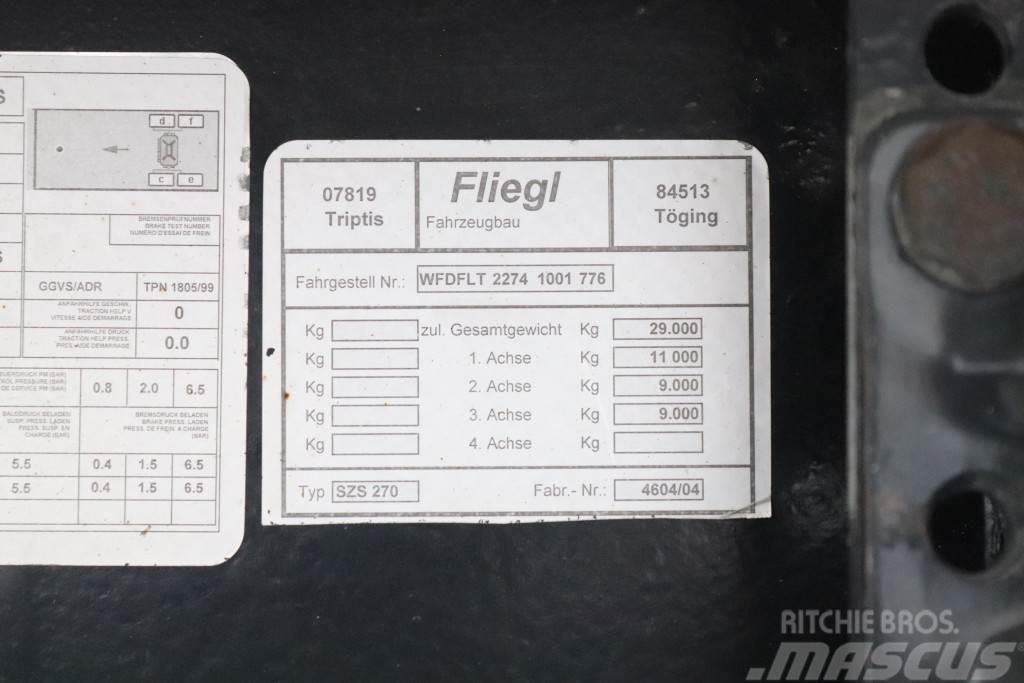 Fliegl SZS270 Carrier Vector 1850 Alu Felgen Ημιρυμούλκες ψυγείο