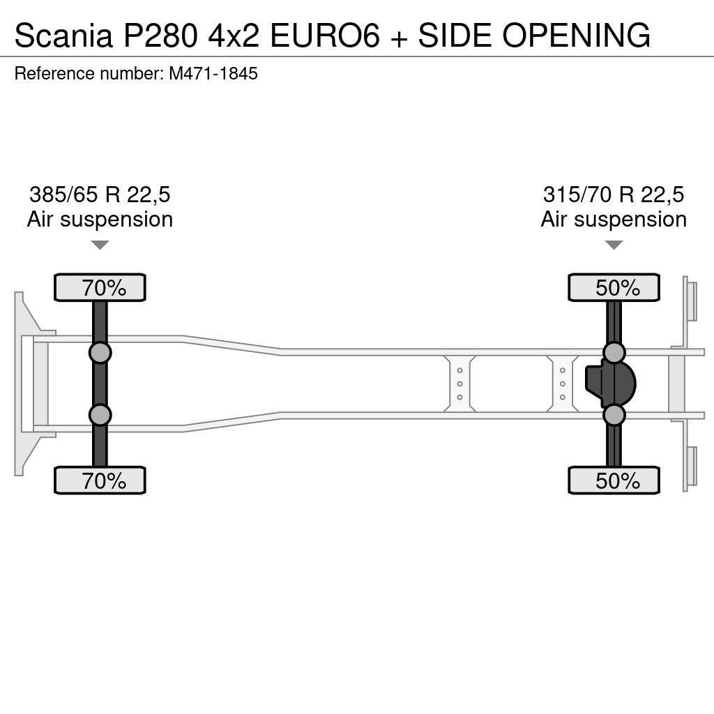 Scania P280 4x2 EURO6 + SIDE OPENING Φορτηγά Κόφα