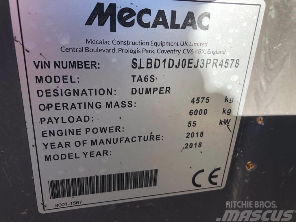 Mecalac TA6S Dumpers εργοταξίου