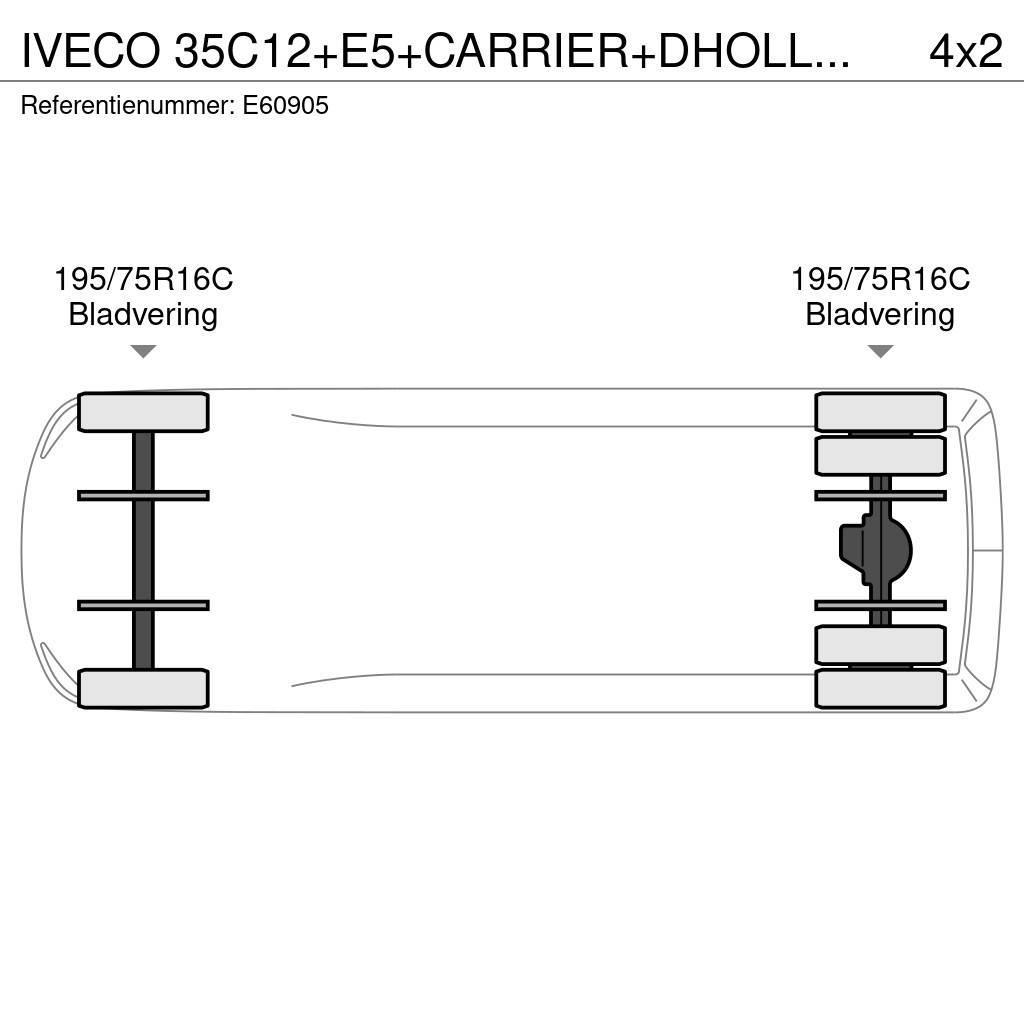 Iveco 35C12+E5+CARRIER+DHOLLANDIA Vans με ελεγχόμενη θερμοκρασία