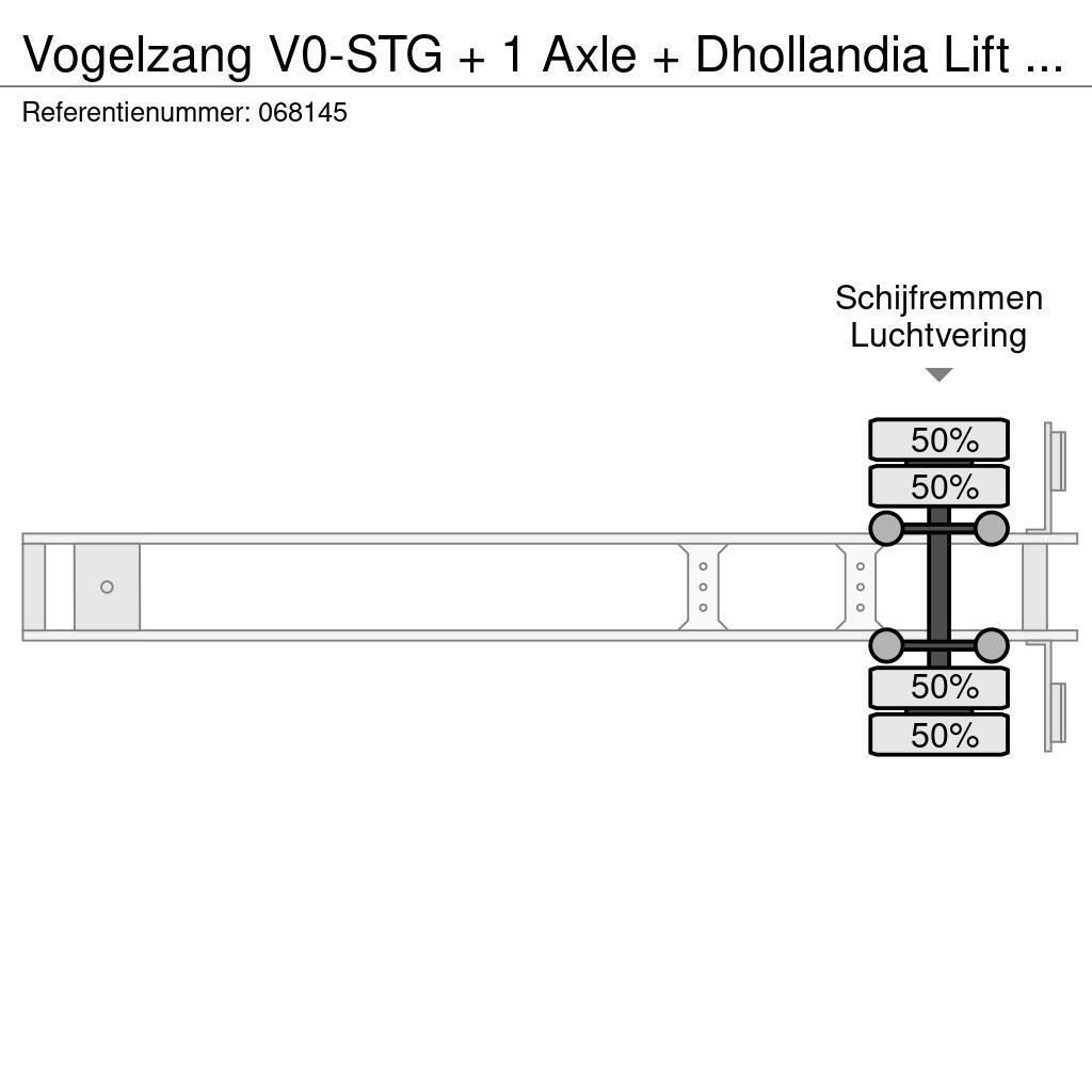 Vogelzang V0-STG + 1 Axle + Dhollandia Lift + Carrier Vector Ημιρυμούλκες ψυγείο