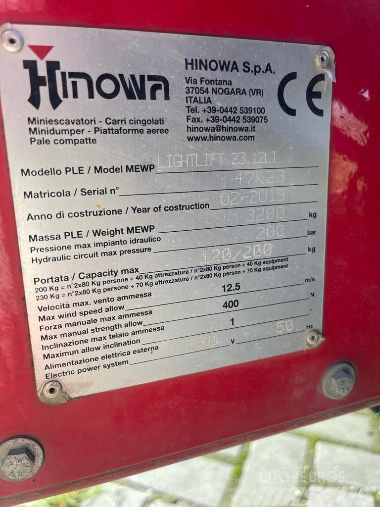 Hinowa Lightlift 23.12 Ανυψωτήρες με αρθρωτό βραχίονα