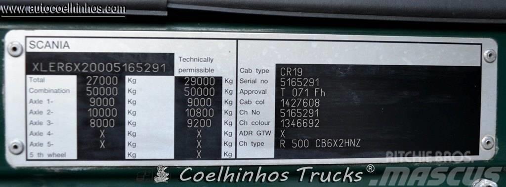 Scania R 500 Φορτηγά για εμπορευματοκιβώτια