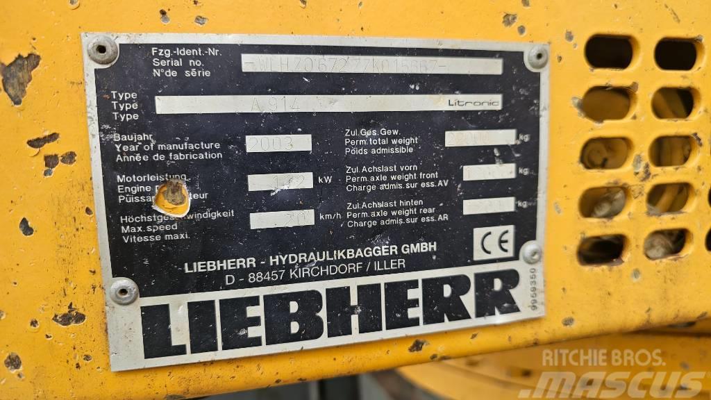 Liebherr A914 litronic Εκσκαφείς με τροχούς - λάστιχα