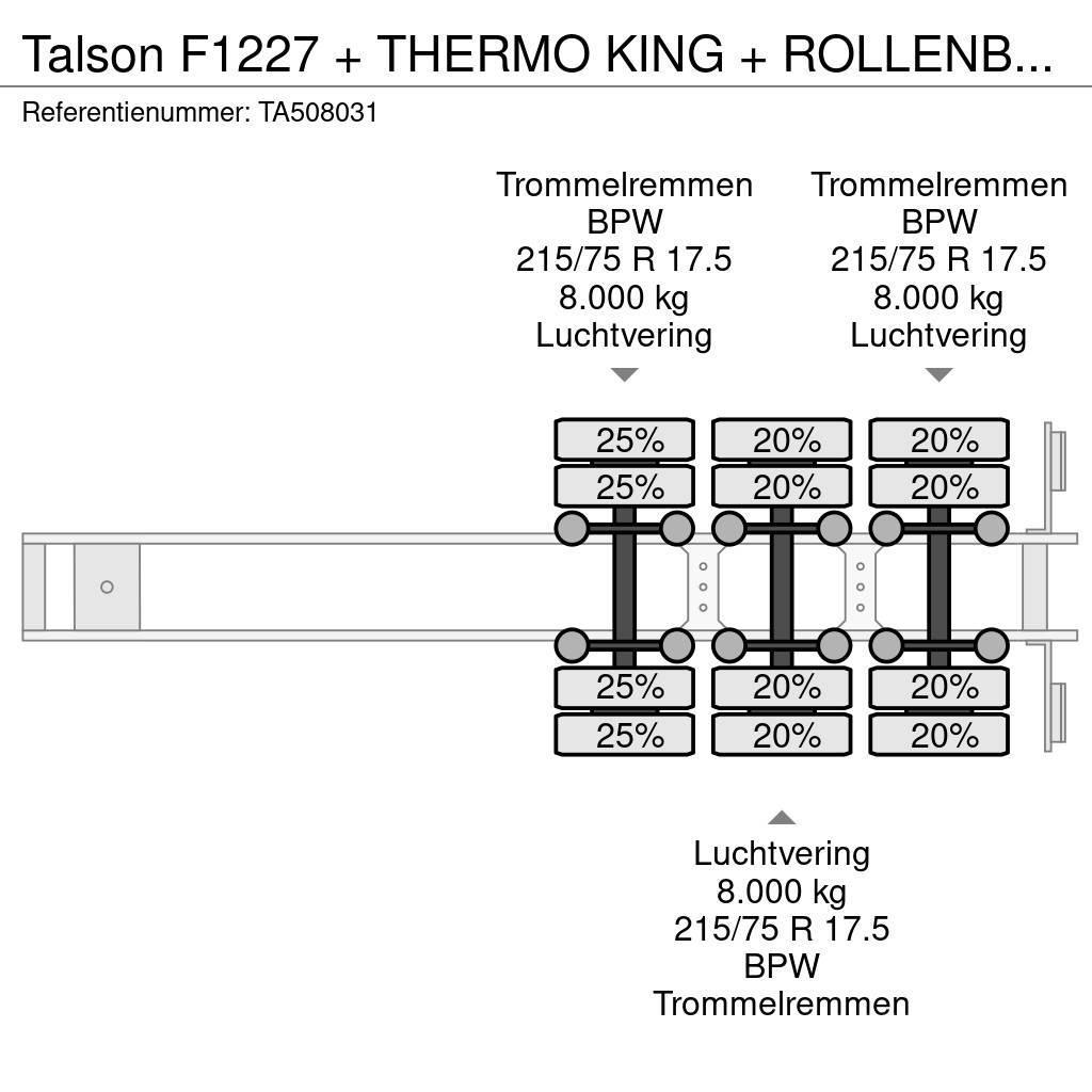 Talson F1227 + THERMO KING + ROLLENBANEN - MEGA Ημιρυμούλκες ψυγείο