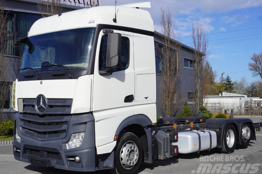 Mercedes-Benz Actros 2542 Low Deck 6×2 E6 / Chassis / third stee Φορτηγά Σασί