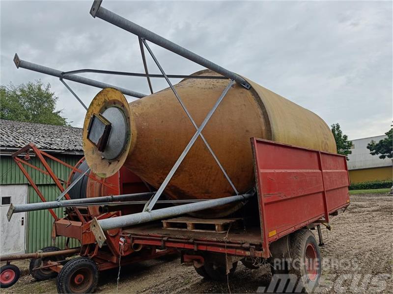 Tunetank 20m3, 12 ton Glasfibersilo Εξοπλισμός εκφόρτωσης σιλό