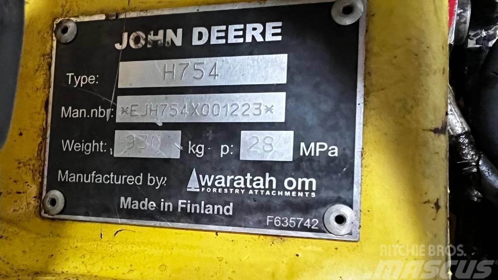 John Deere H 754 Κεφαλές συλλεκτικών μηχανών
