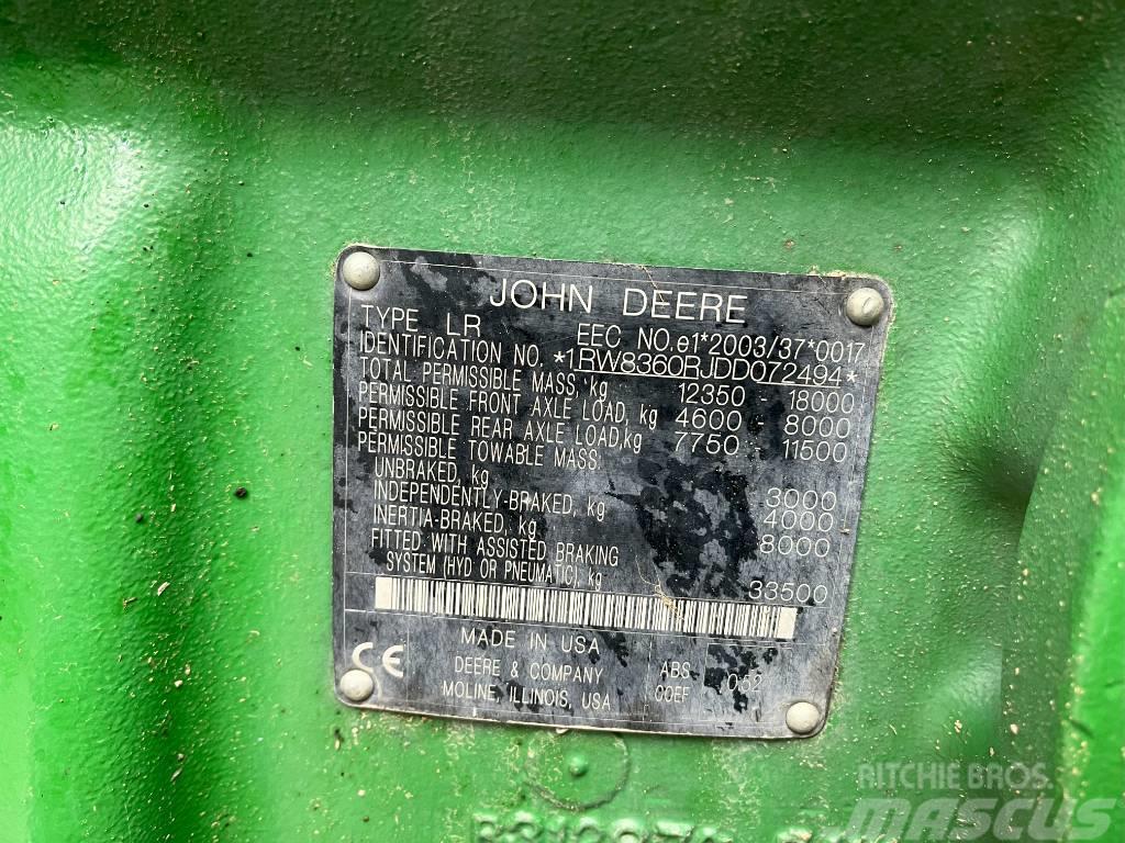 John Deere 8360 R Τρακτέρ