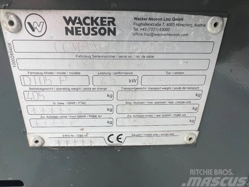 Wacker Neuson DT05P Dumpers εργοταξίου