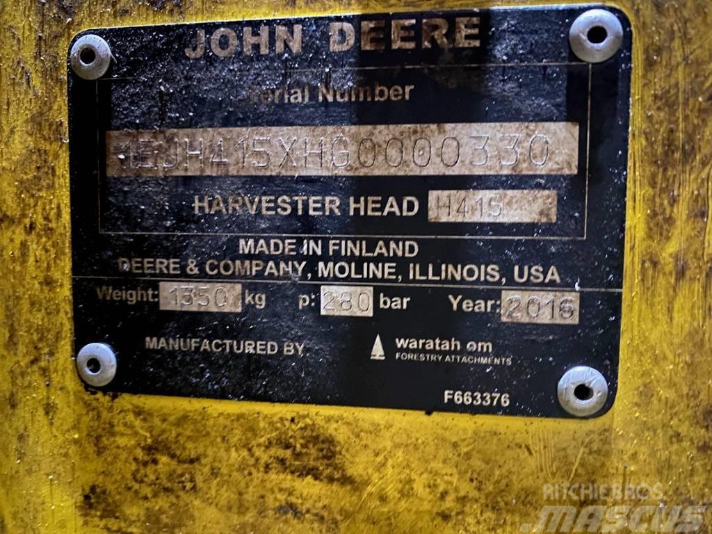 John Deere H 415 Κεφαλές συλλεκτικών μηχανών