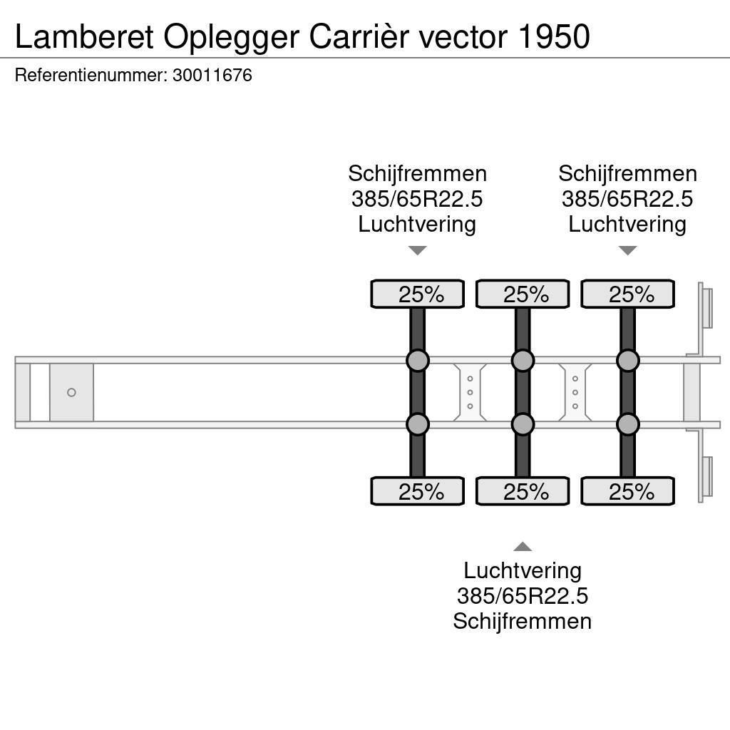 Lamberet Oplegger Carrièr vector 1950 Ημιρυμούλκες ψυγείο