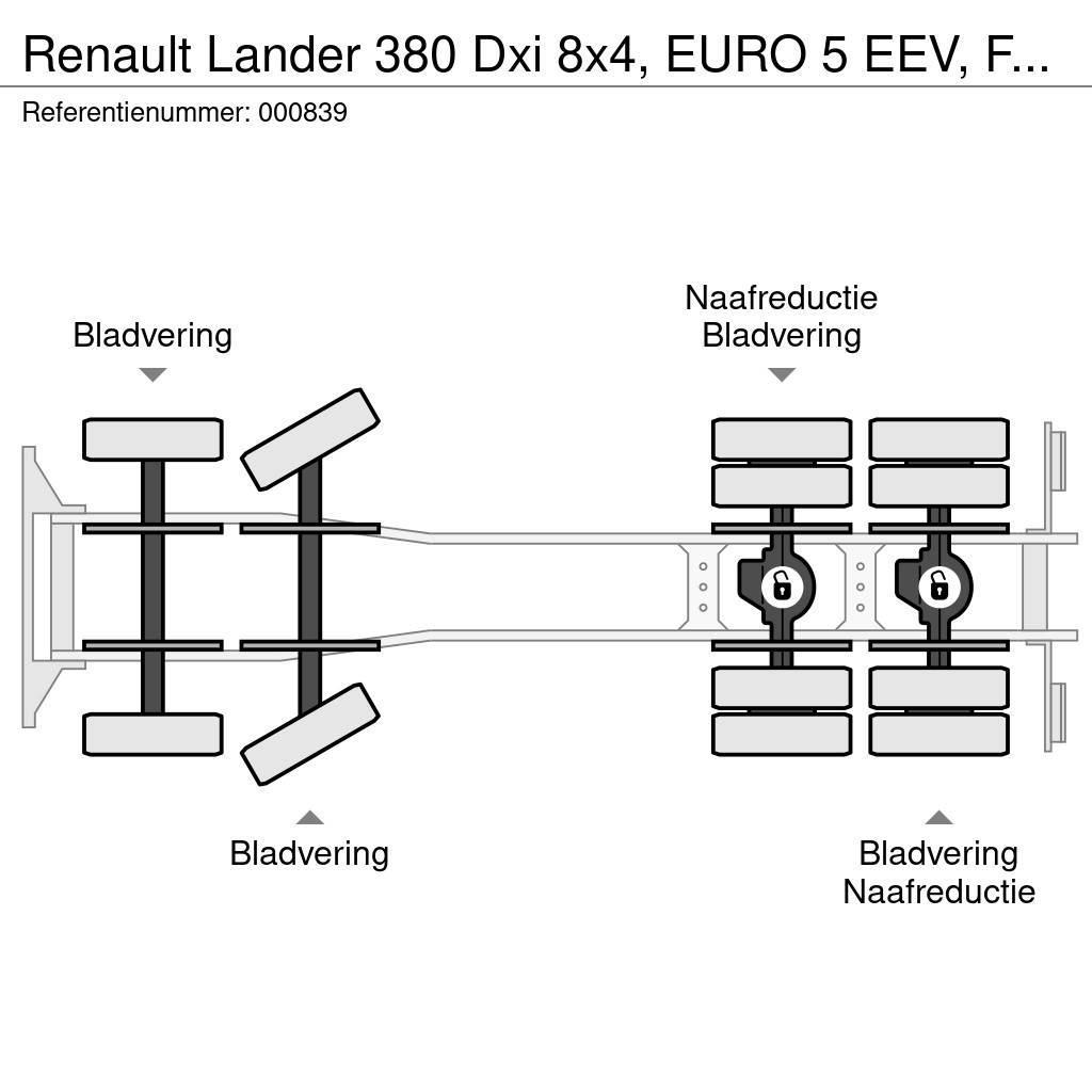 Renault Lander 380 Dxi 8x4, EURO 5 EEV, Fassi, Remote, Ste Φορτηγά Kαρότσα με ανοιγόμενα πλαϊνά