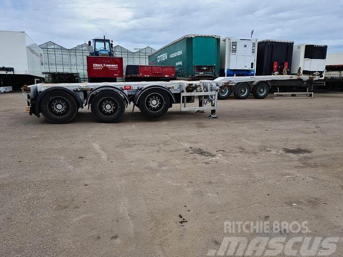 Pacton TE3 | 3 AXLE SAF DISC | CONTAINERCHASSIS | MULTI | Ημιρυμούλκες Container