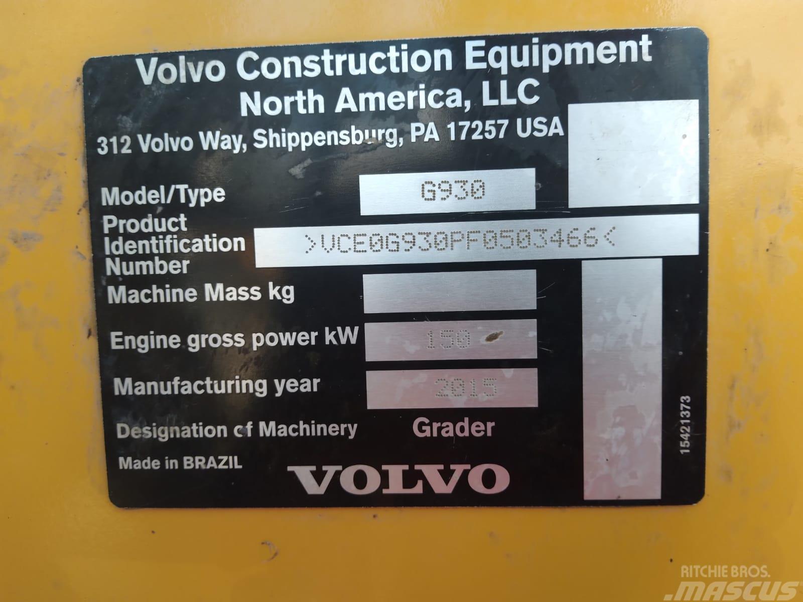 Volvo G 930 Γκρέιντερς