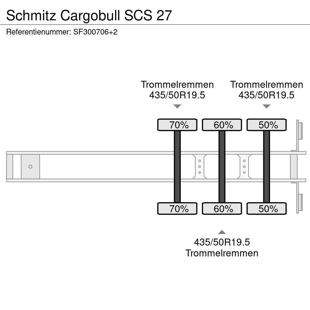 Schmitz Cargobull SCS 27 Ημιρυμούλκες Κουρτίνα