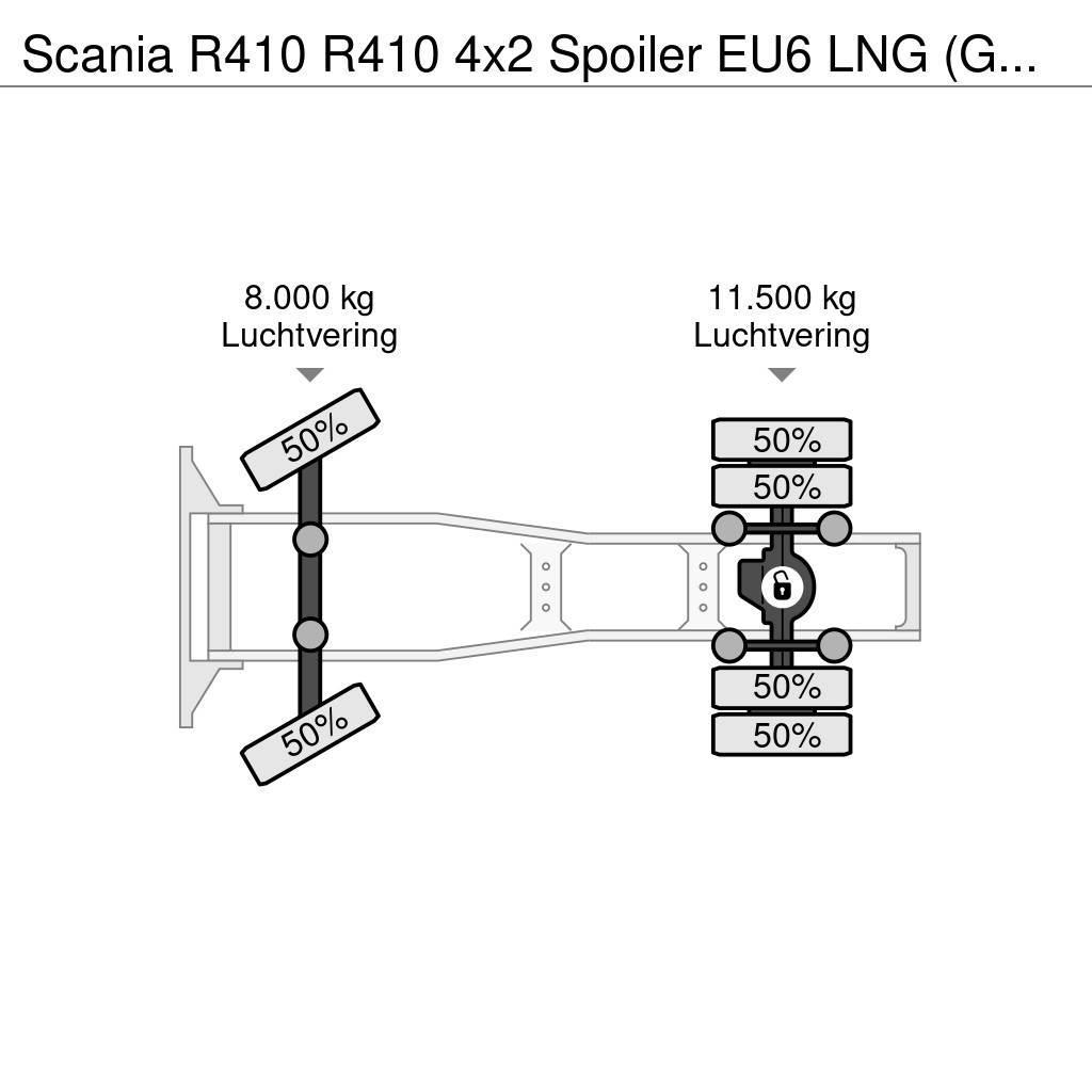 Scania R410 R410 4x2 Spoiler EU6 LNG (GAS) Automatik Τράκτορες