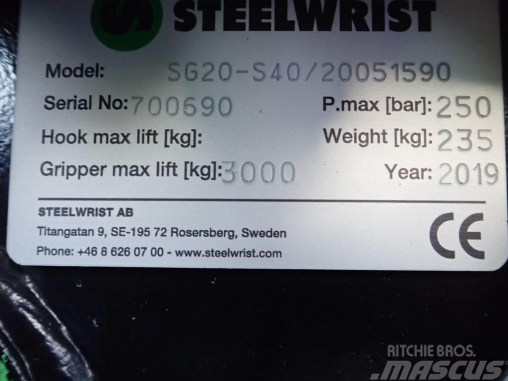 Steelwrist Sortiergreifer SG20 passend zu Volvo ECR35 Αρπάγες