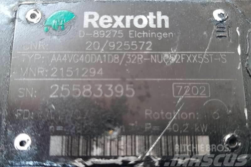 Bosch Rexroth Variable Displacement Piston Pump Άλλα Φορτηγά