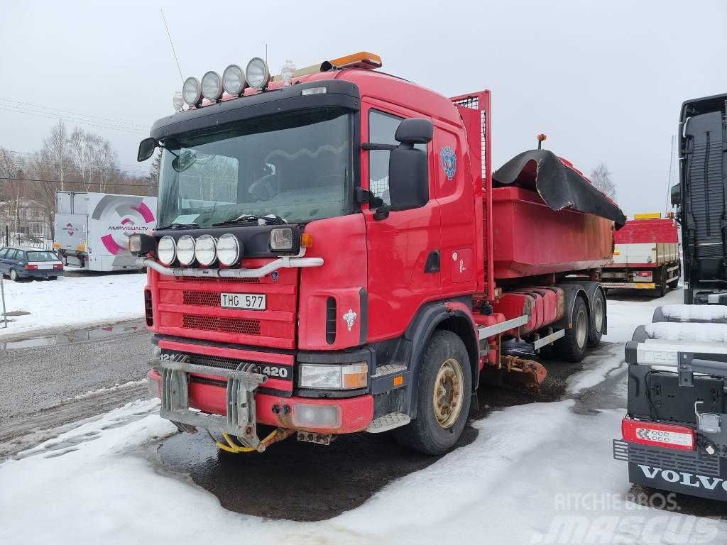 Scania R 124 Φορτηγά Ανατροπή