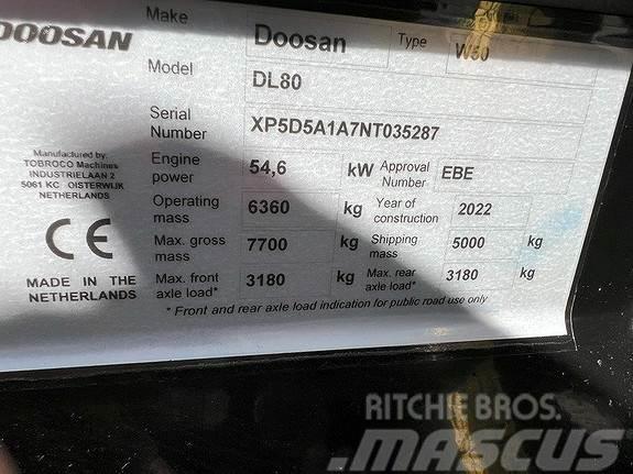 Doosan DL80-7 Φορτωτές με λάστιχα (Τροχοφόροι)