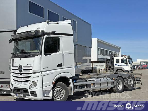 Mercedes-Benz Actros 2553L/49 6x2 velholdt, drivlinjegaranti Φορτηγά για εμπορευματοκιβώτια