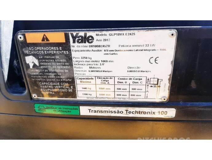 Yale GLP18VX Περονοφόρα ανυψωτικά κλαρκ με φυσικό αέριο LPG