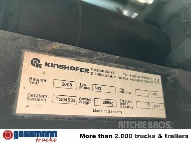 Kinshofer KM 603-250c Grabgreifer, 8x VORHANDEN Φορτηγά με Γερανό