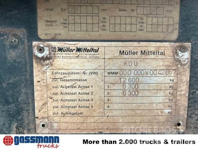 Müller-Mitteltal KDU 12.6, Ex-Bundeswehr Ανατρεπόμενες ρυμούλκες