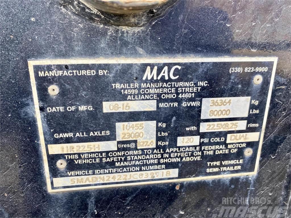MAC TRAILER MFG 11R225H Ανατρεπόμενες ρυμούλκες