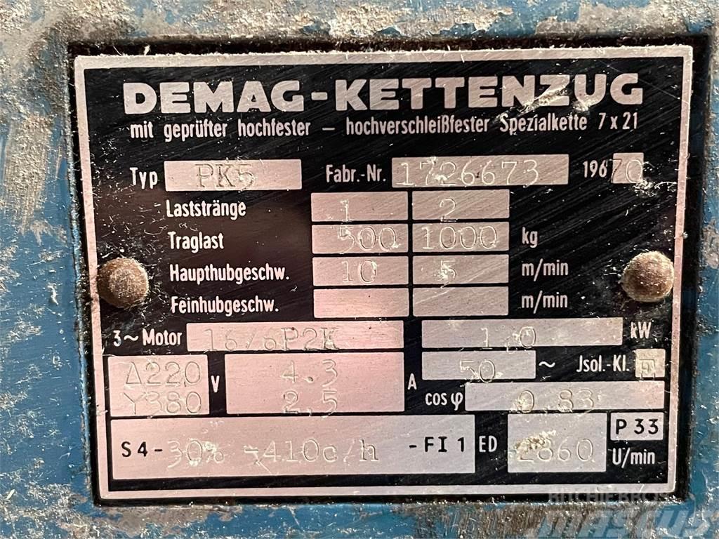 Demag type PK5 el-kædetalje - 1 ton Εξαρτήματα και εξοπλισμός για γερανούς
