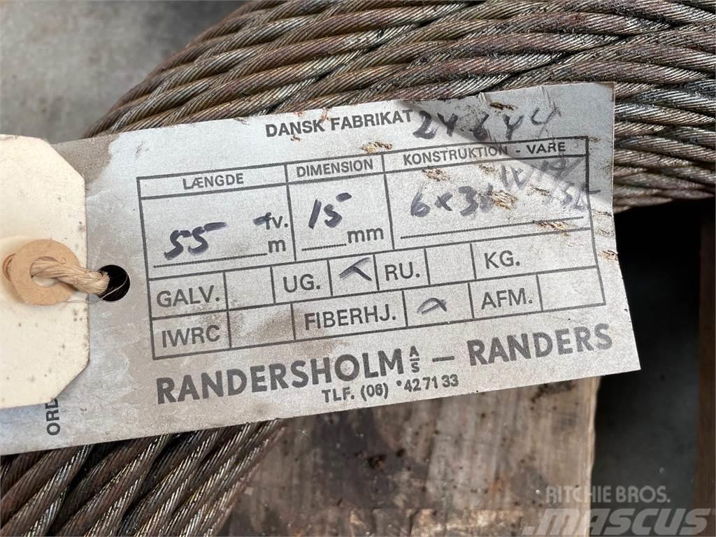  Stålwire Ø15 mm Εξαρτήματα και εξοπλισμός για γερανούς