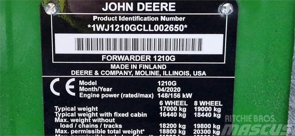 John Deere 1210G Μεταφορείς ξυλείας