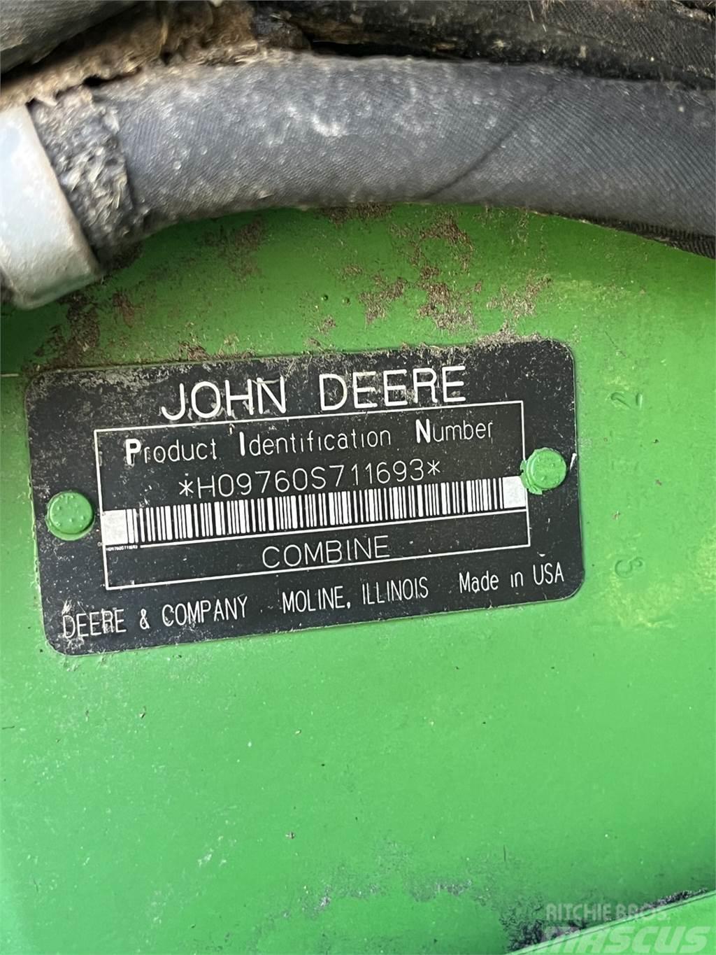 John Deere 9760 STS Θεριζοαλωνιστικές μηχανές