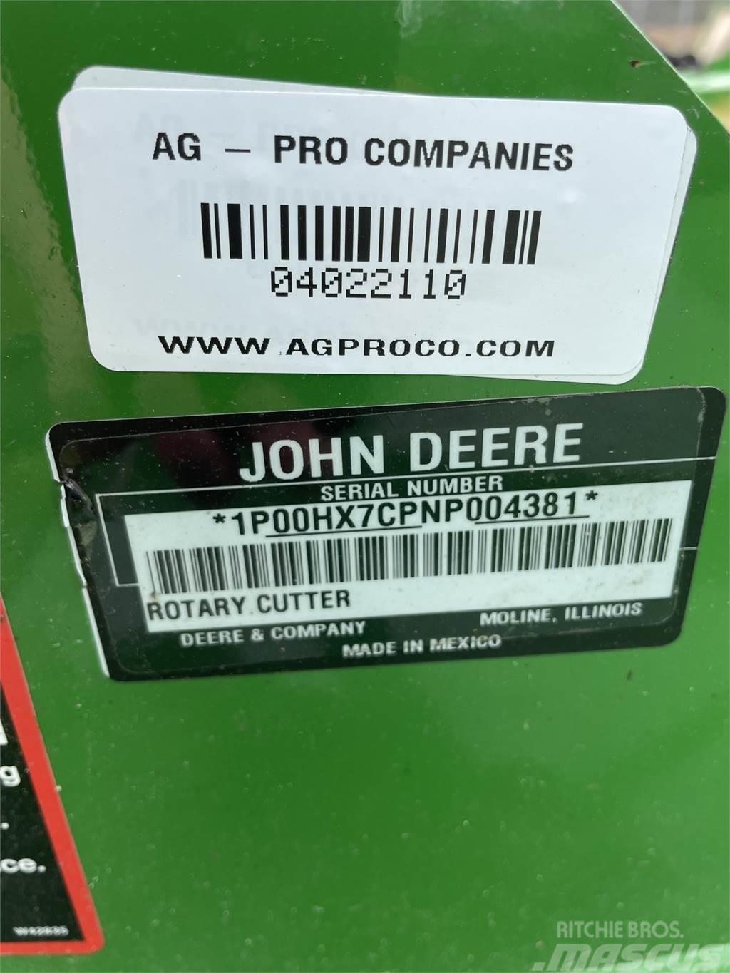 John Deere HX7 Τεμαχιστές, κόπτες και ξετυλιχτές δεμάτων
