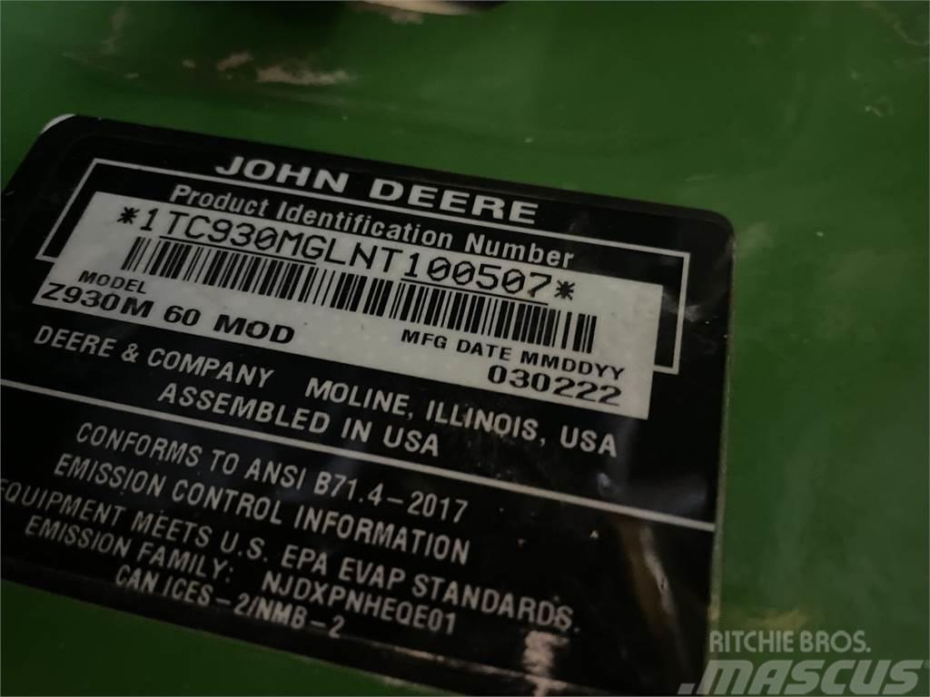 John Deere Z930M Χορτοκοπτικά μηδενικής στροφής