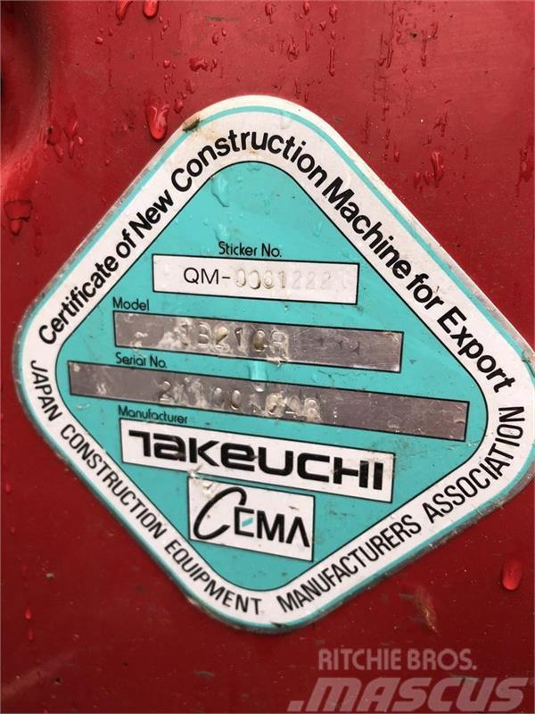 Takeuchi TB210R Εκσκαφάκι (διαβολάκι) < 7t