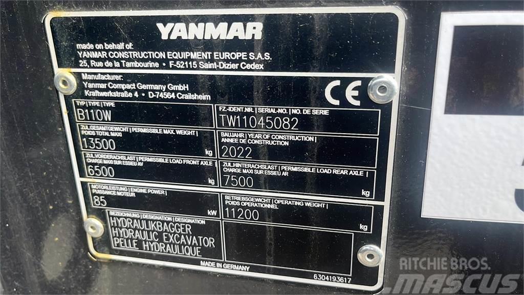 Yanmar B110W Εκσκαφείς με τροχούς - λάστιχα
