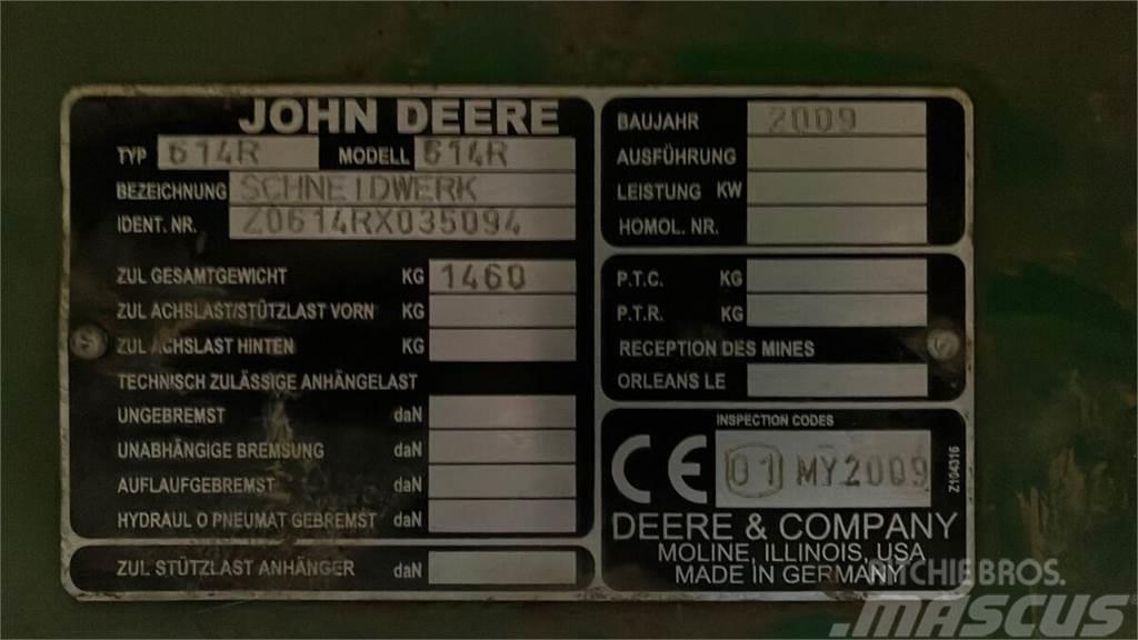 John Deere 614R Εξαρτήματα θεριζοαλωνιστικών μηχανών