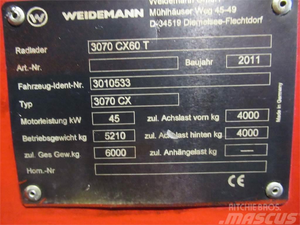 Weidemann 3070 CX60 Εμπρόσθιοι φορτωτές και σκαπτικά