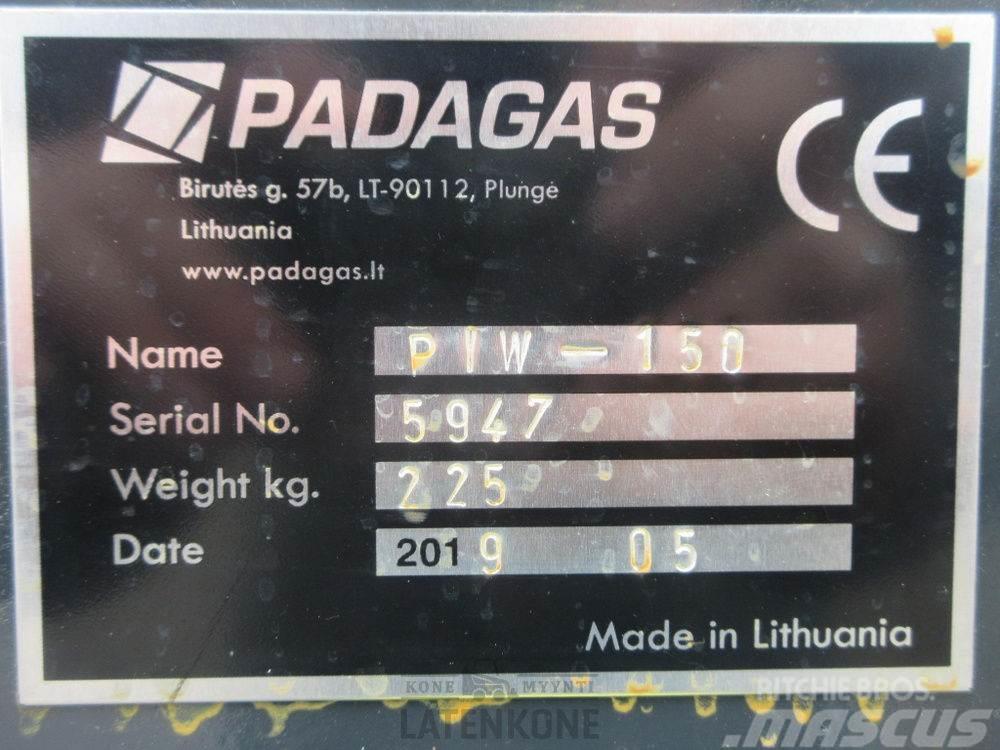 Padagas Puomiharja PIW-150 R ilman kiinnikettä Ψήκτρες