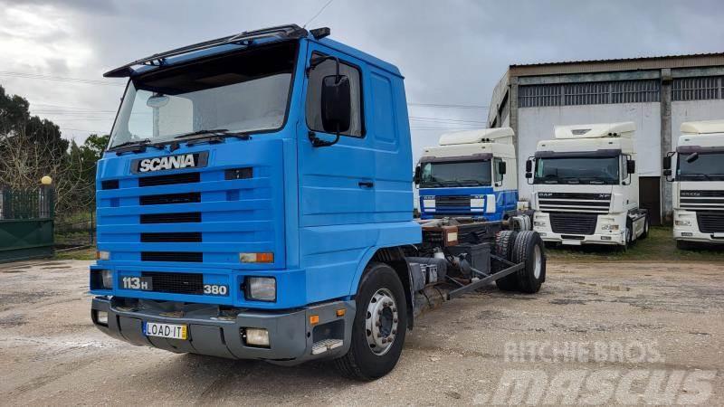 Scania 113.380 Φορτηγά για εμπορευματοκιβώτια