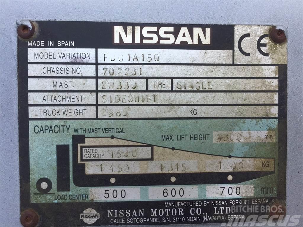 Nissan FD01A15Q Περονοφόρα ανυψωτικά κλαρκ - άλλα