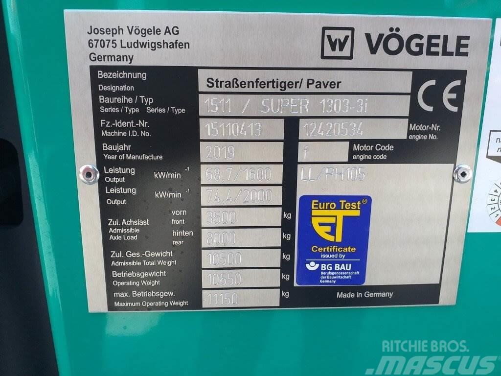 Vögele Super 1303-3i Επίστρωση ασφάλτου