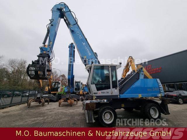 Fuchs MHL 340 / Hochfahr.Kabine/Stiel mit Zylinder Εκσκαφείς με τροχούς - λάστιχα