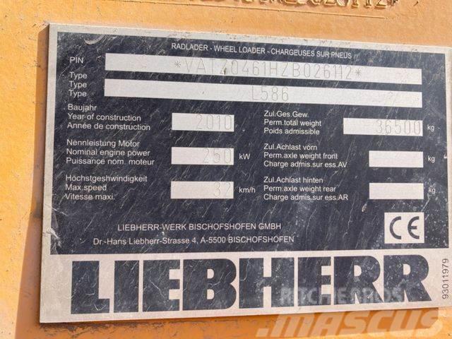 Liebherr L586 **BJ. 2010 * 19000/WAAGE** Φορτωτές με λάστιχα (Τροχοφόροι)