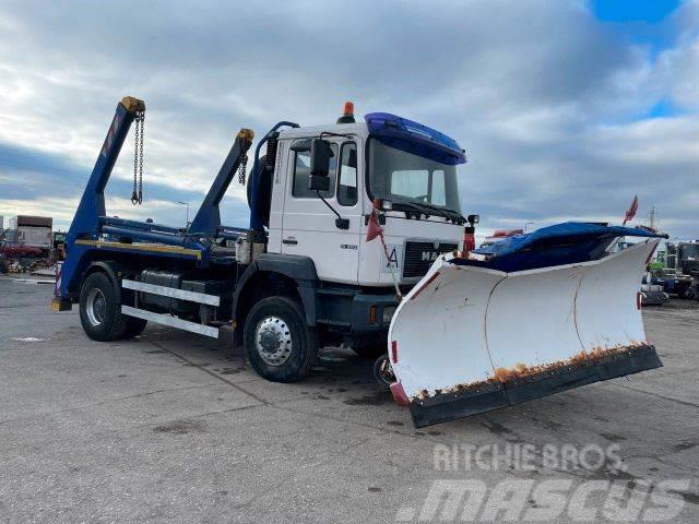 MAN 19.293 4X4 snowplow, for containers vin 491 Φορτηγά σκούπες