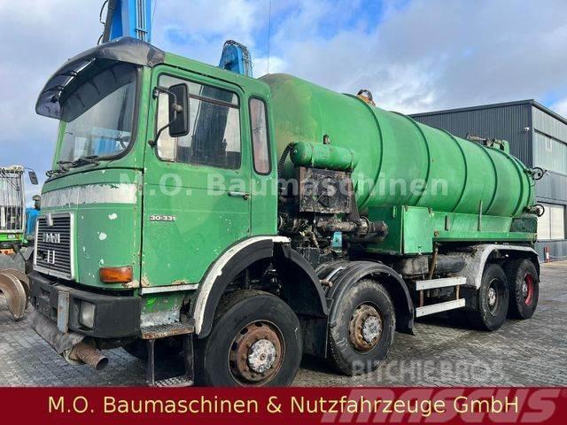 MAN 30.331 Saug u. Spühlwagen/8x4/Haller 16.000 L / Αποφρακτικά οχήματα